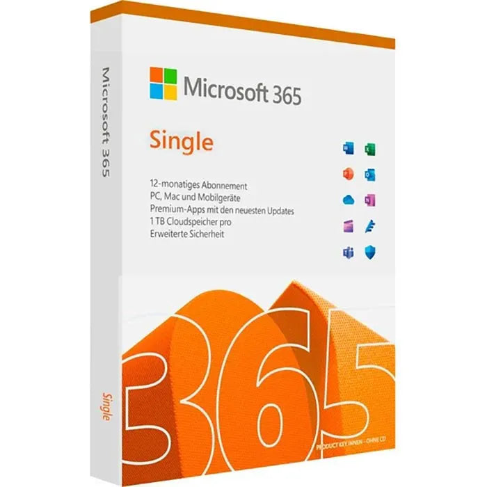 Microsoft Office 365 Single - 1 User / 12 Monate